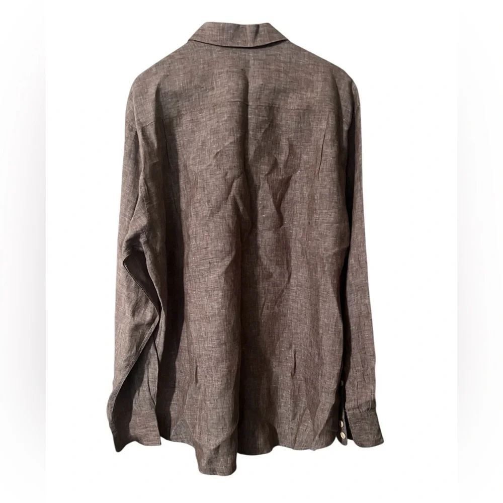 Tommy Bahama Linen Long Sleeve Shirt - Picture 2 of 8